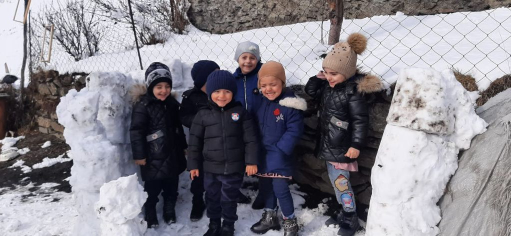 Прогулка на снегу