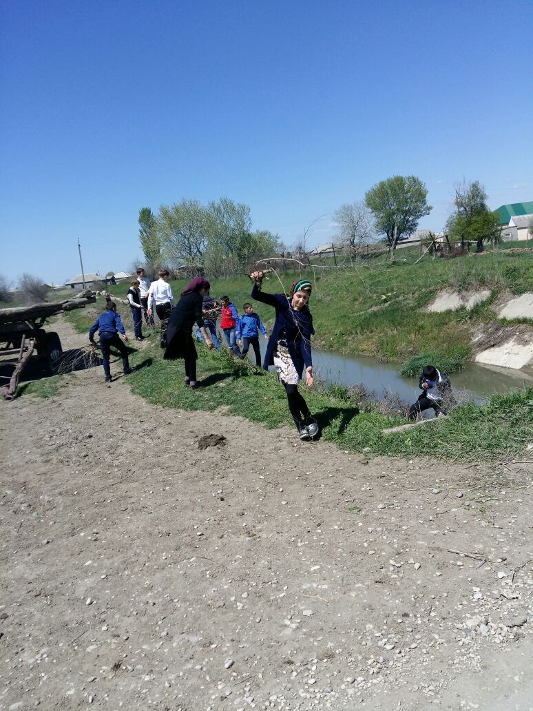 Экологический субботник в с Победа»
