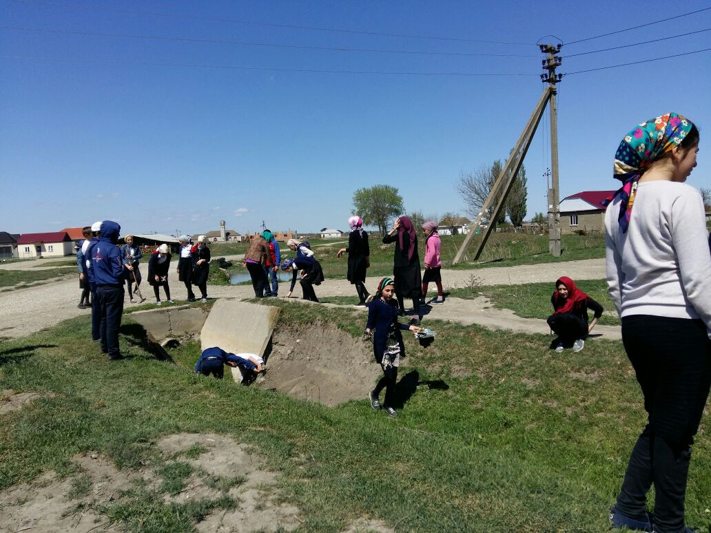 Экологический субботник в с Победа»