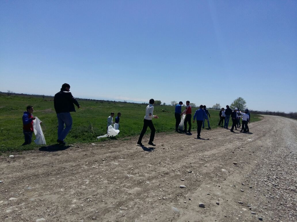 Экологический субботник в с Победа»