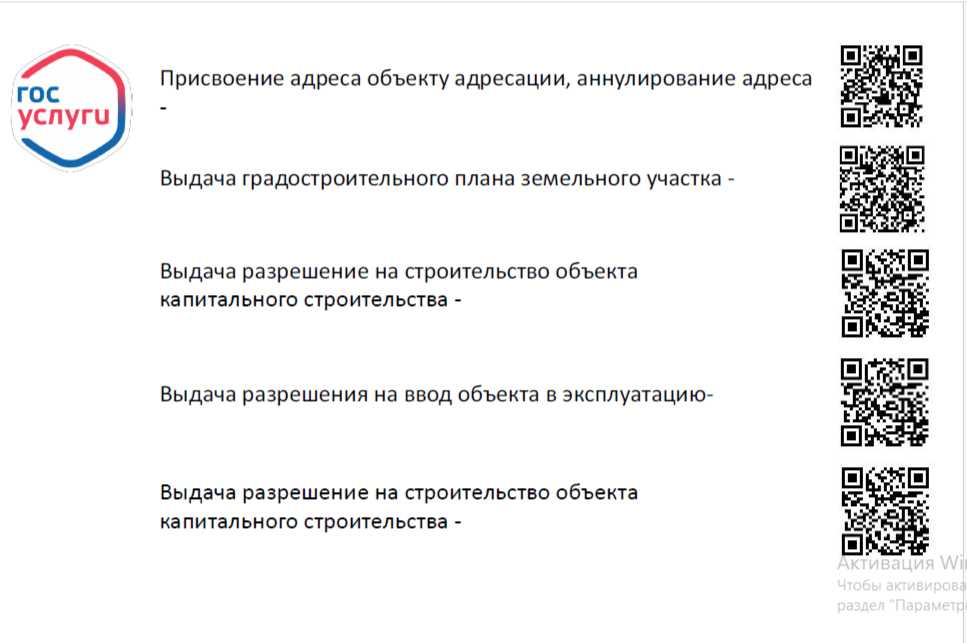 QR-коды ГОСУСГУГ