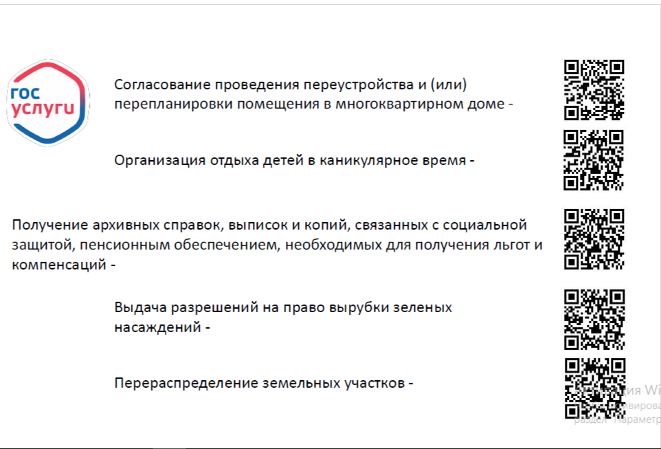 QR-коды ГОСУСГУГ