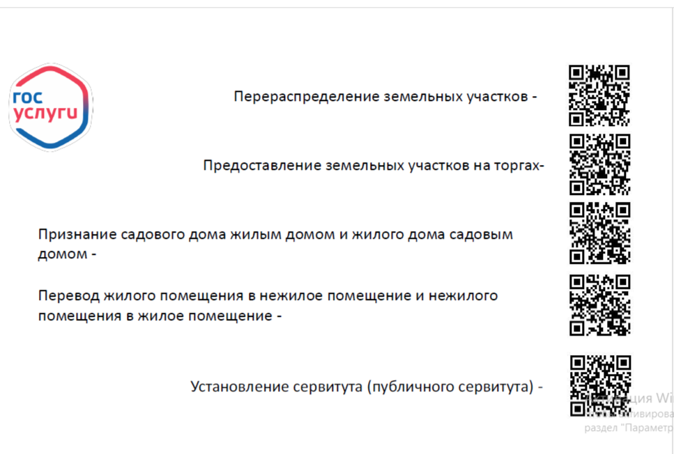 QR-коды ГОСУСГУГ