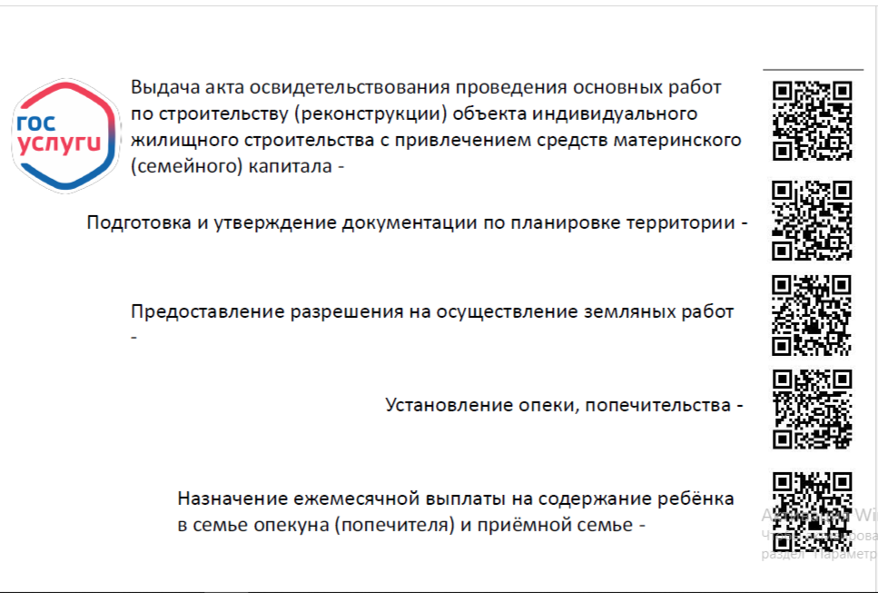 QR-коды ГОСУСГУГ