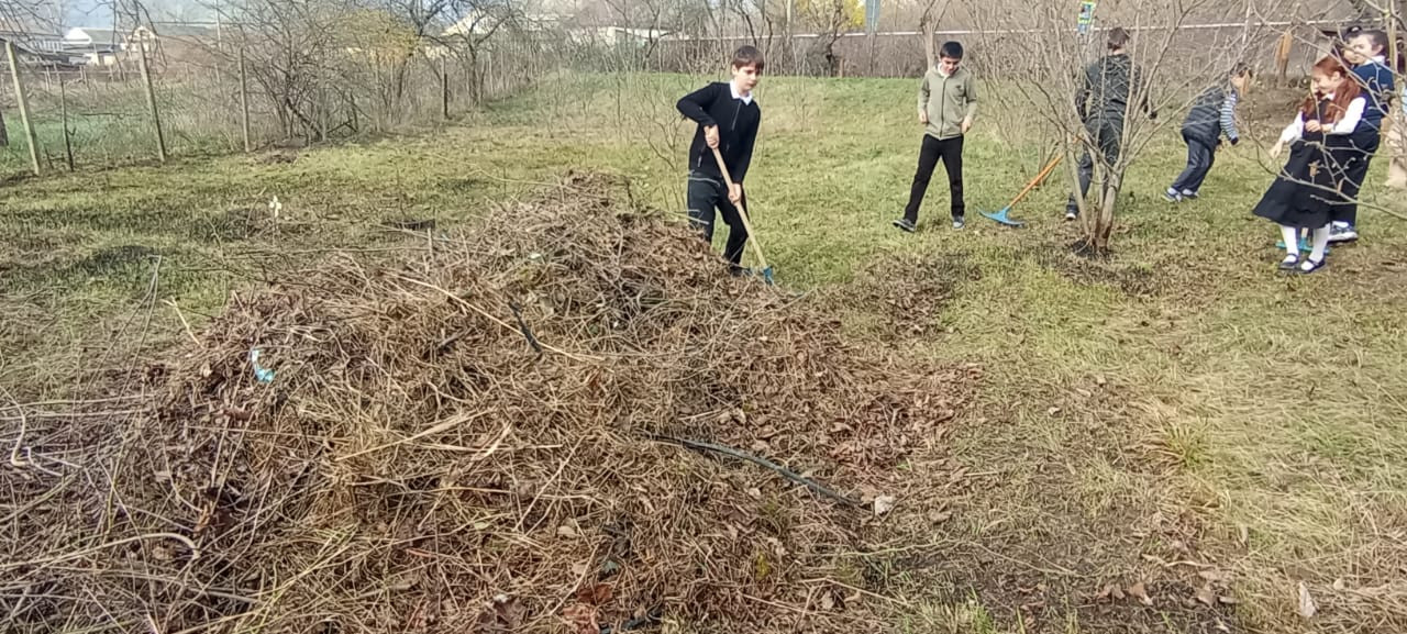 В рамках общереспубликанского субботника на территории МКОУ "Куркентская СОШ им. М. Рагимова" был проведён субботник по санитарной очистке и озеленению школьной территории.