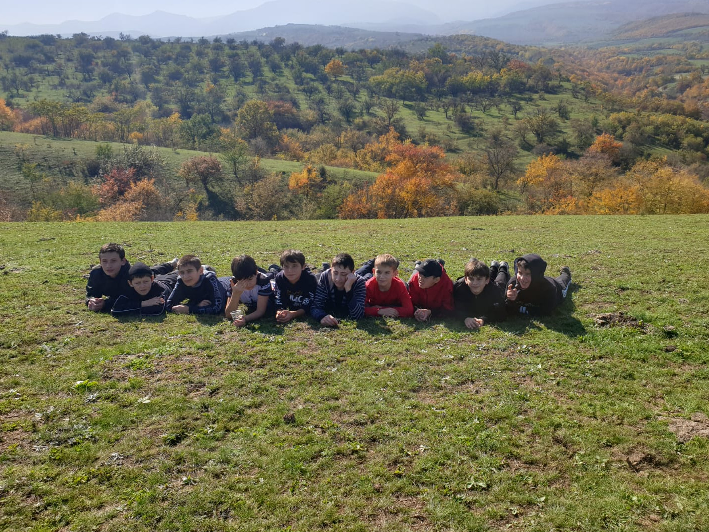 В Конечно же в походе!