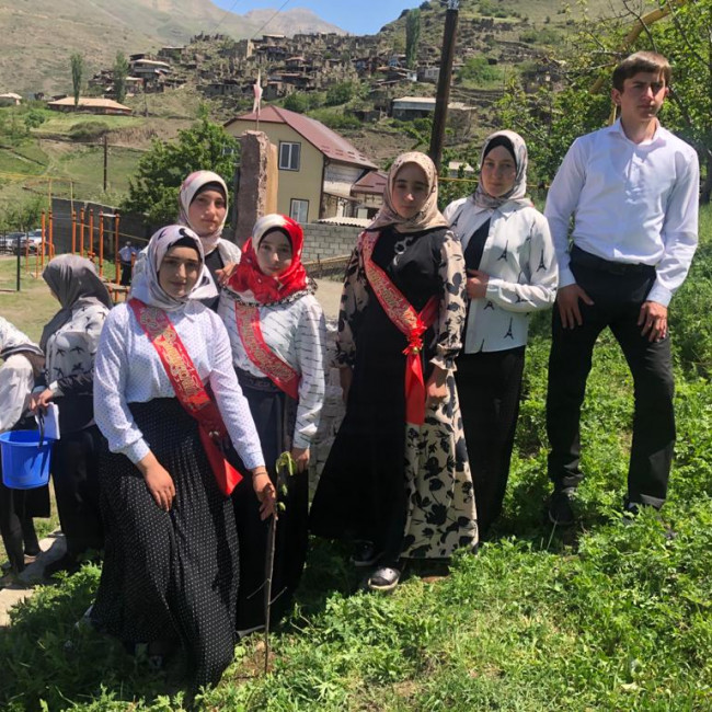 Посадка деревьев на территории образовательных организаций