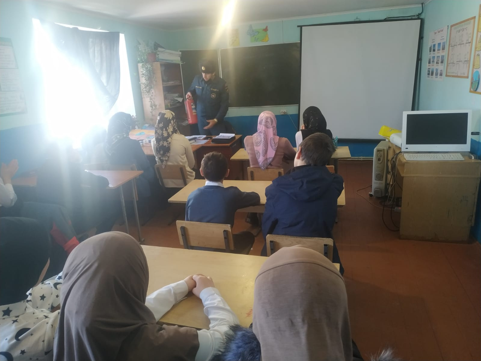 Встреча с сотрудником МЧС