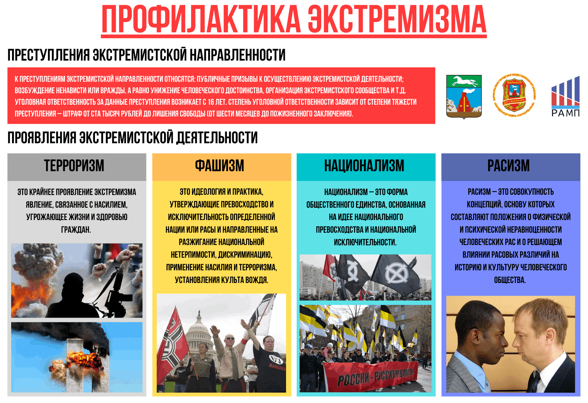 Профилактика экстремизма и терроризма