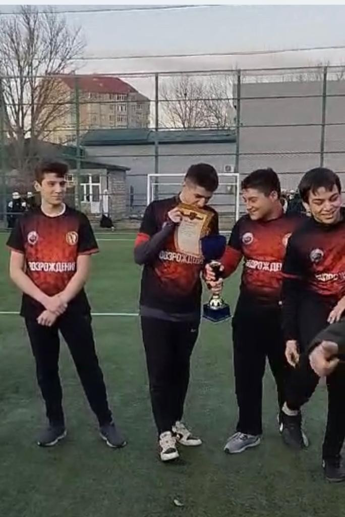 Товарищеский матч по футболу среди учащихся 9 классов