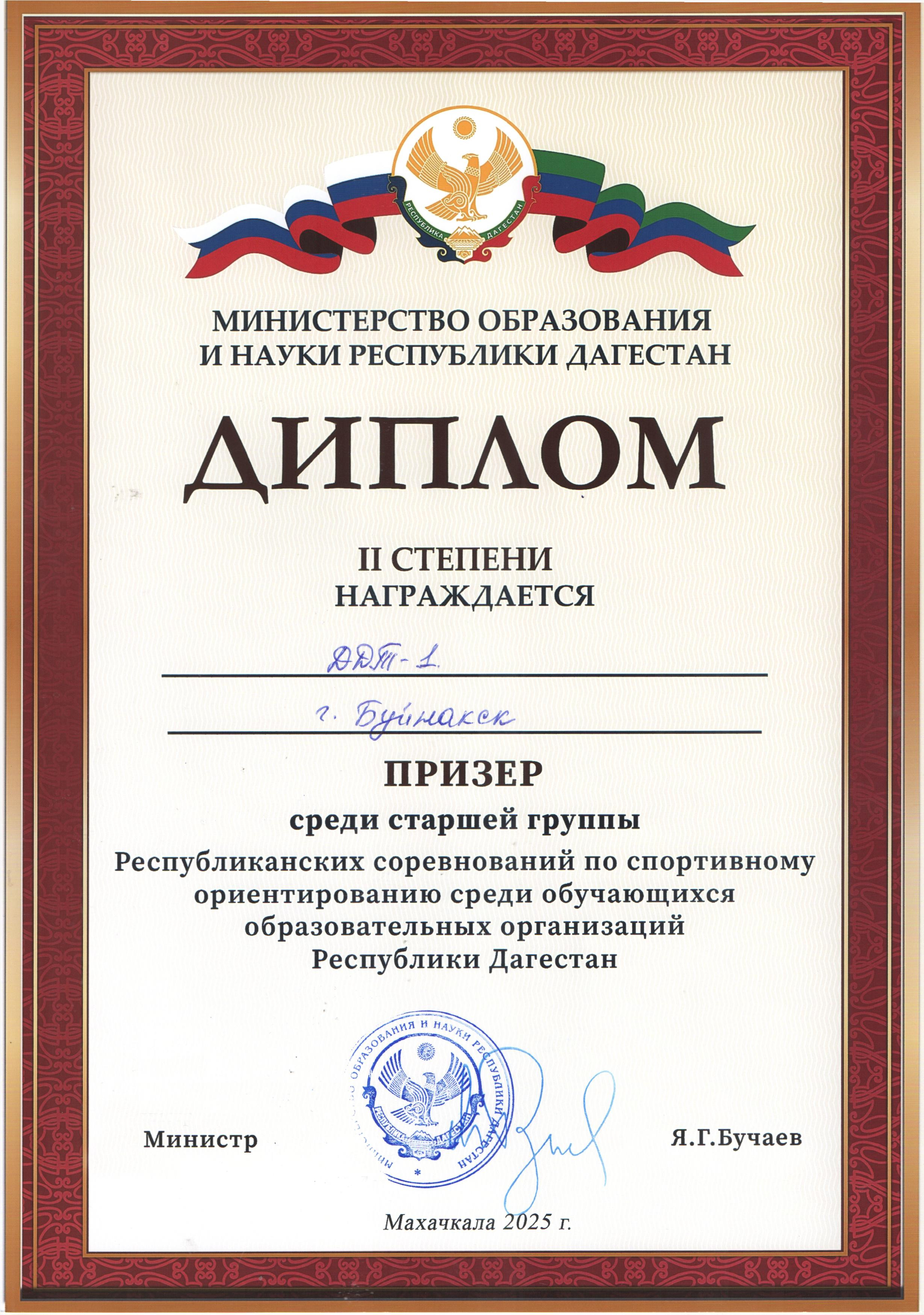 Республиканские соревнования по спортивному ориентированию