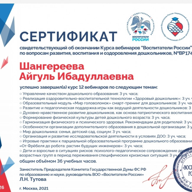 Мои достижения