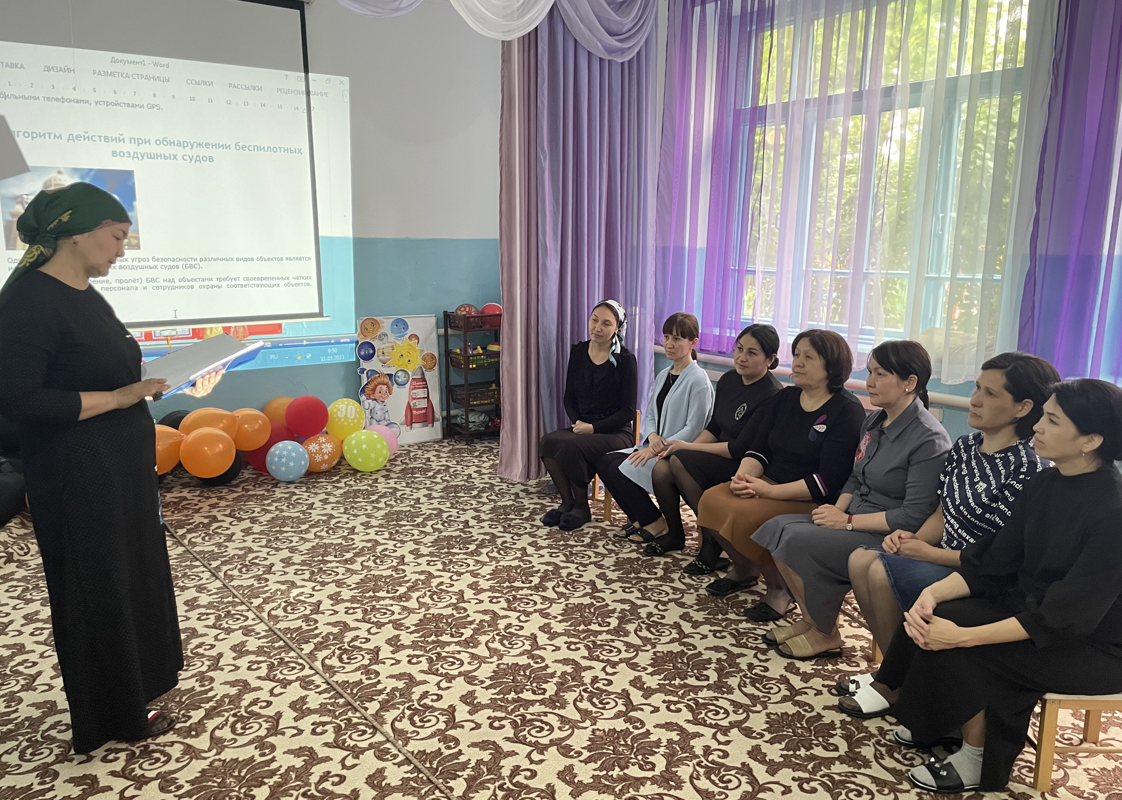 Алгоритм действий при обнаружении беспилотных воздушных судов