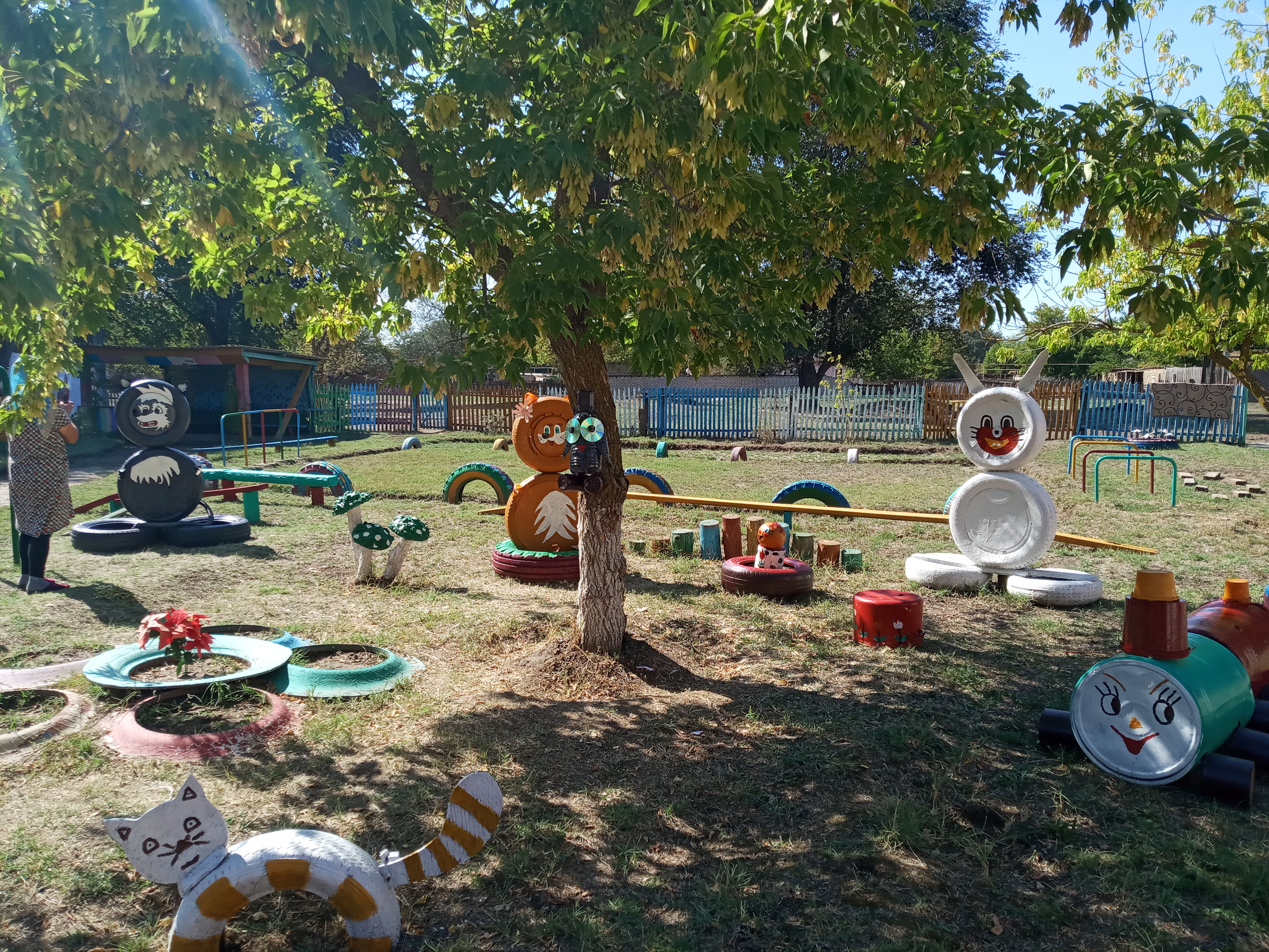 Двор детского сада