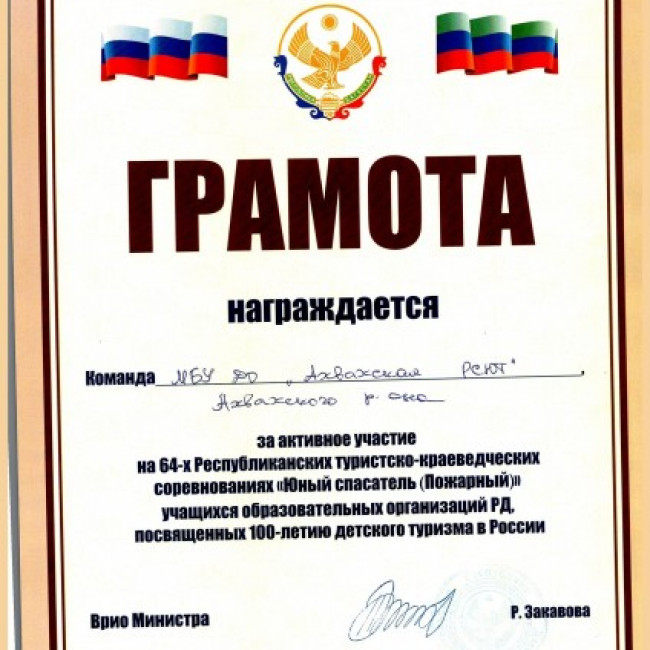 Достижения