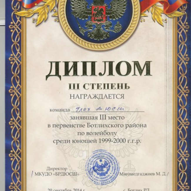 Достижения