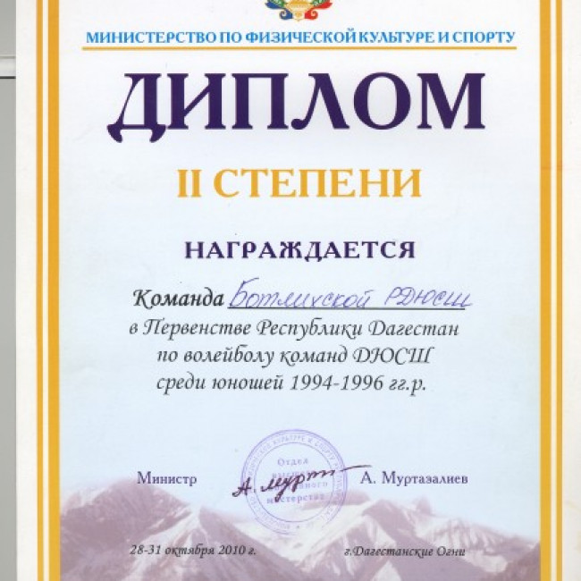 Достижения