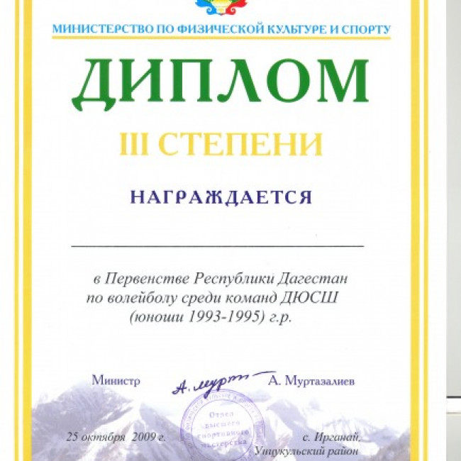 Достижения