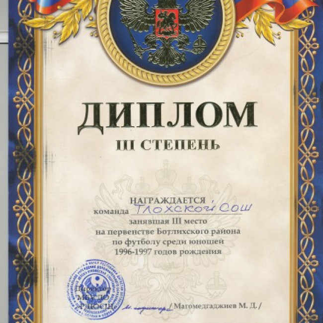 Достижения