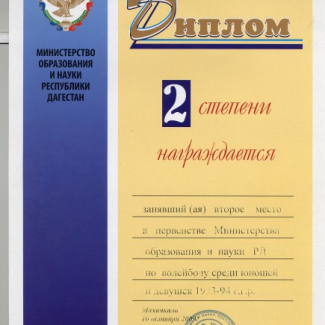 Достижения