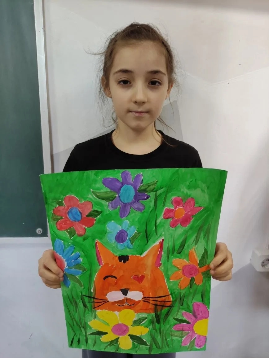 12.03.2026 г. «Кот в цветах»