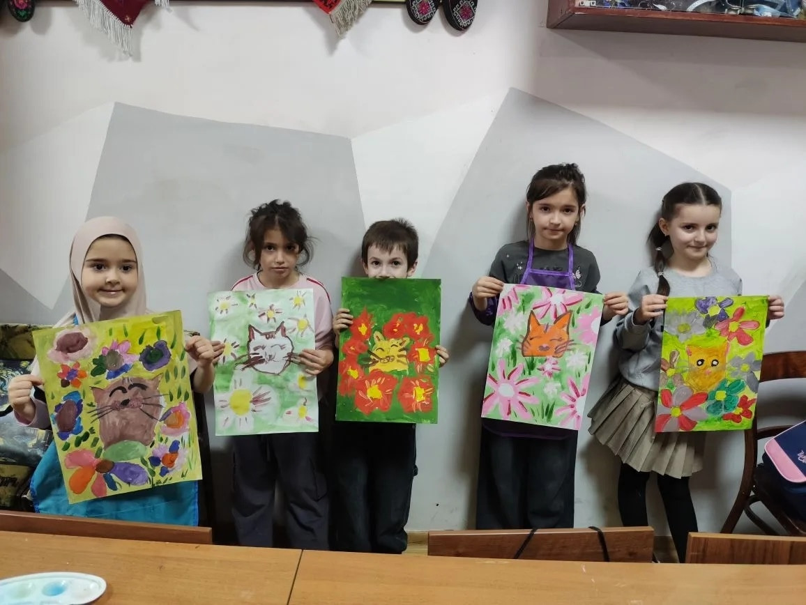 12.03.2026 г. «Кот в цветах»