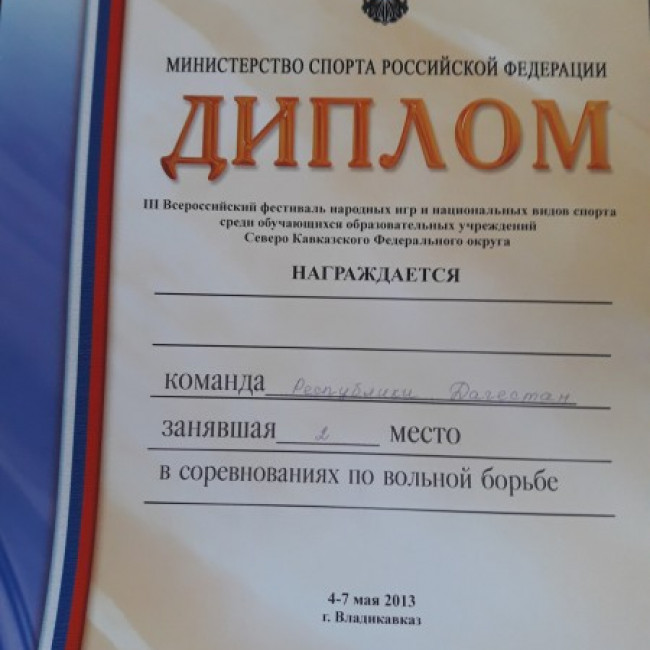 Достижения