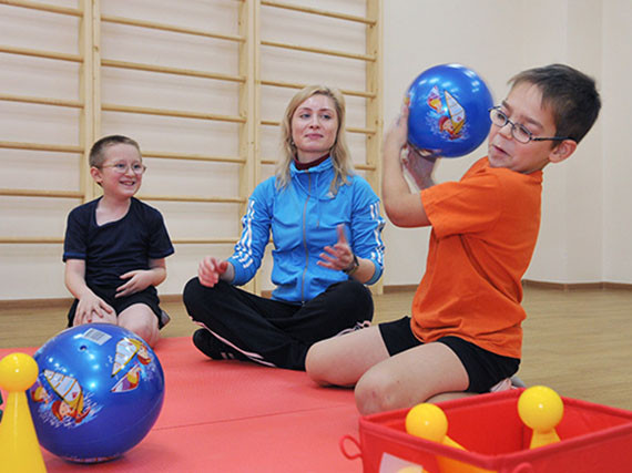 Подвижные игры для детей с нарушениями зрения