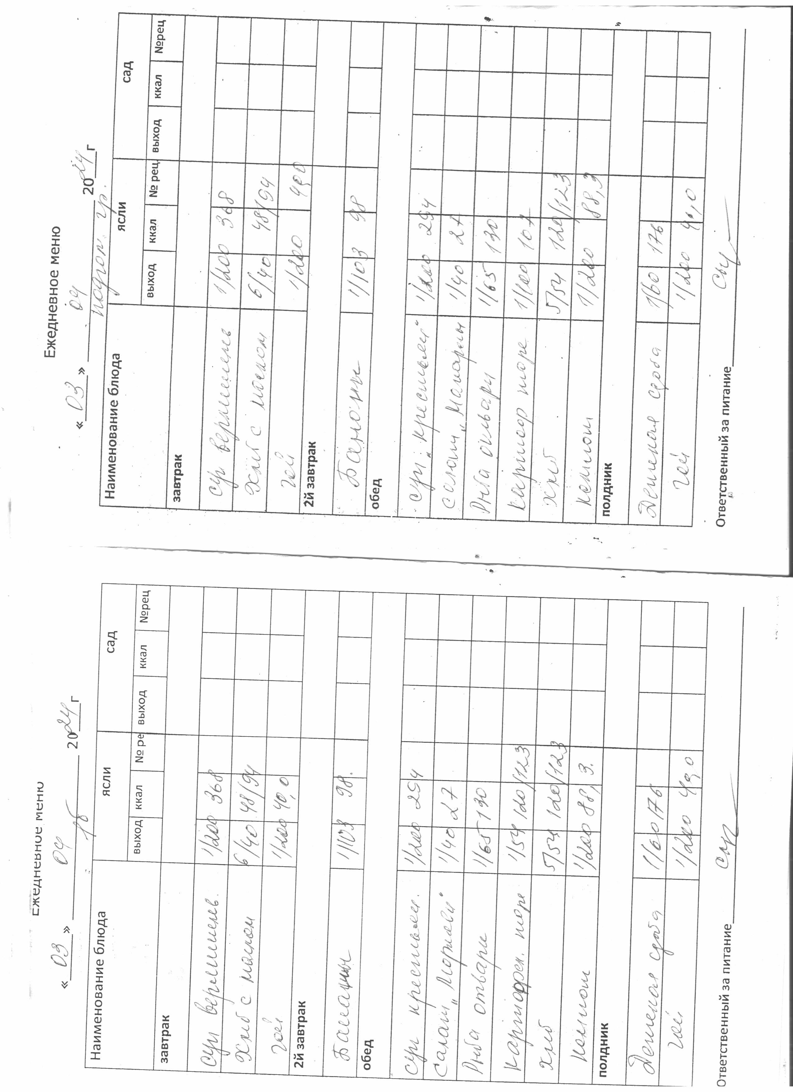 меню апрель 2024 г.