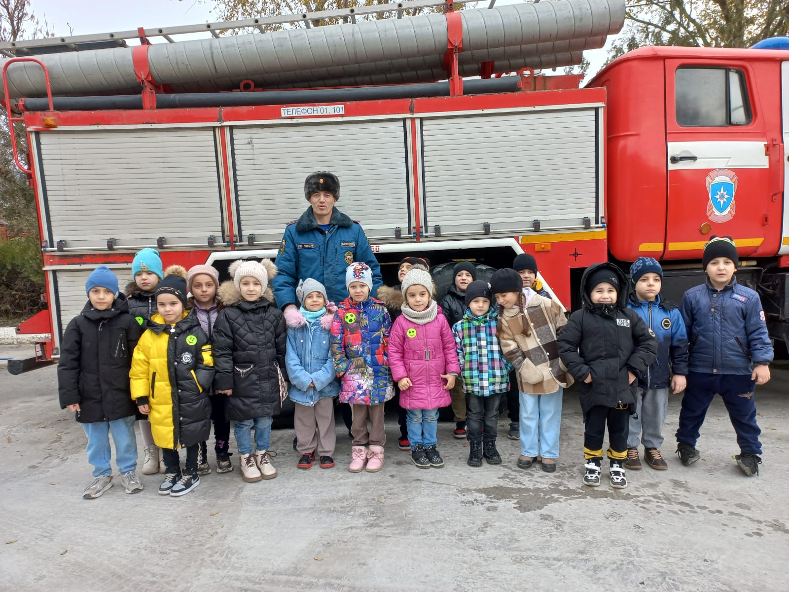 Экскурсия в пожарную часть