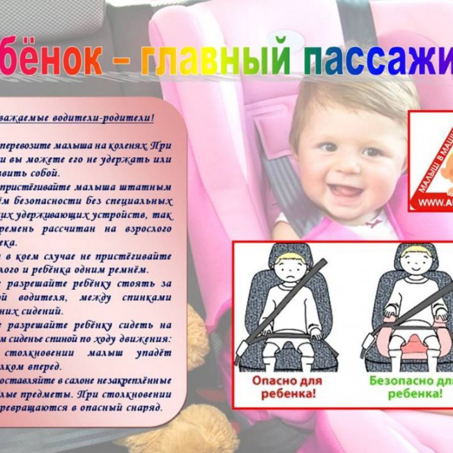 "Правила дорожного движения для родителей"