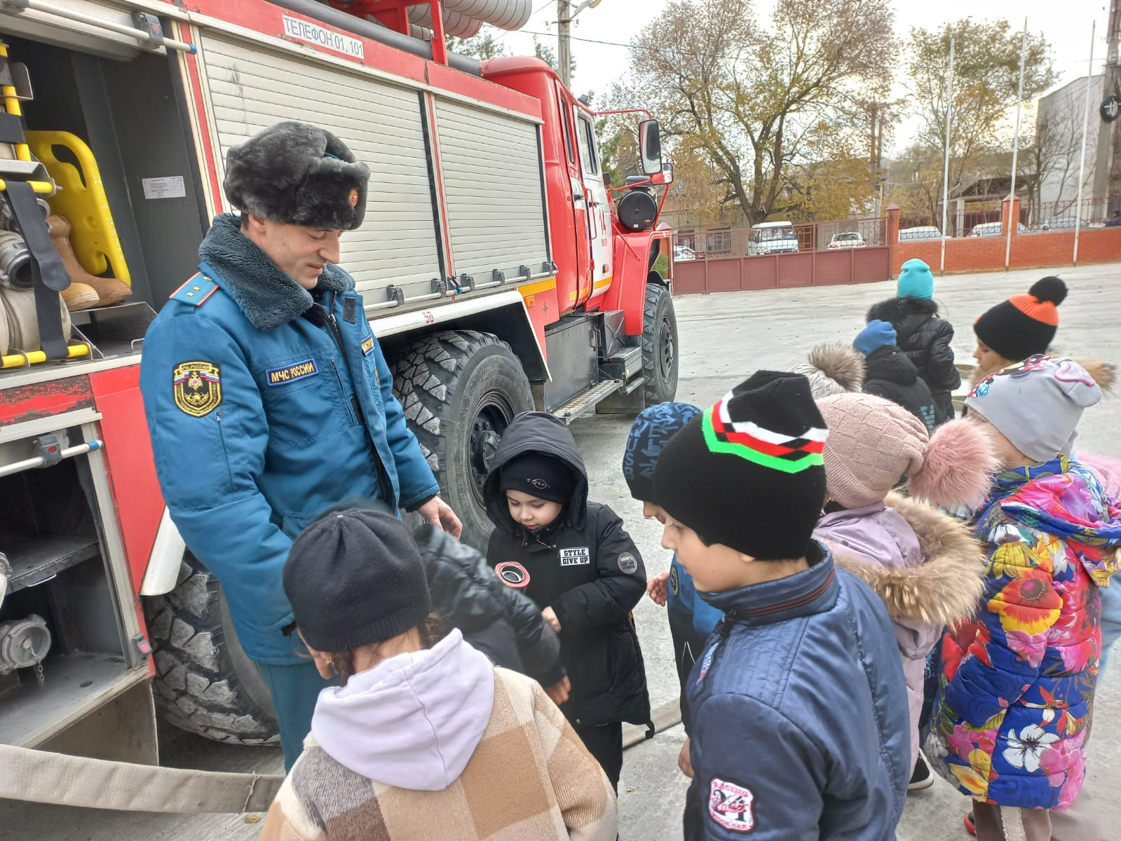 Экскурсия в пожарную часть