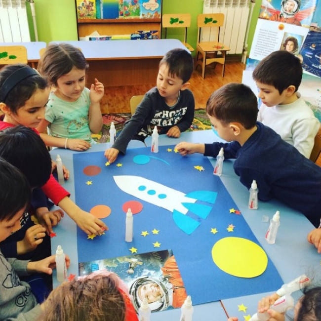 НОД в ДОУ на 12 апреля День космонавтики