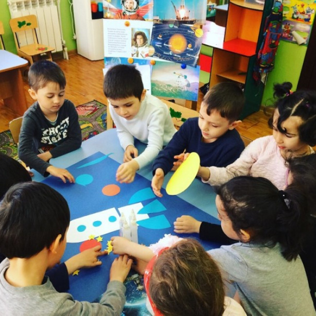 НОД в ДОУ на 12 апреля День космонавтики НОД в ДОУ на 12 апреля День космонавтики