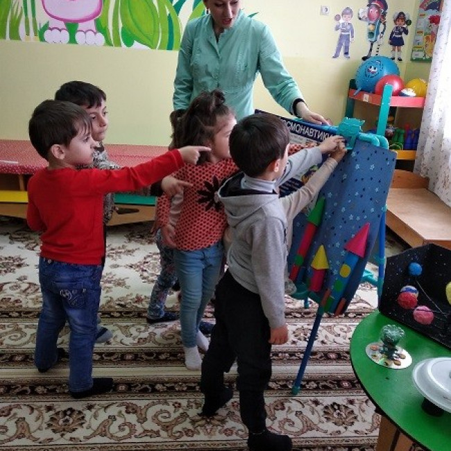 НОД в ДОУ на 12 апреля День космонавтики НОД в ДОУ на 12 апреля День космонавтики