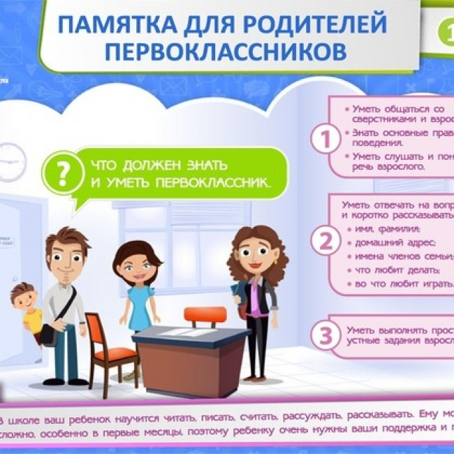 Прием в школу
