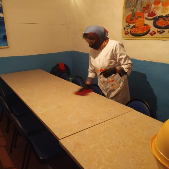 Санитарно-противоэпидемические (профилактические) мероприятии по недопущению распространения новой коронавируской инфекции, вызванной COVID-2019 в МКОУ « Буршагская СОШ»