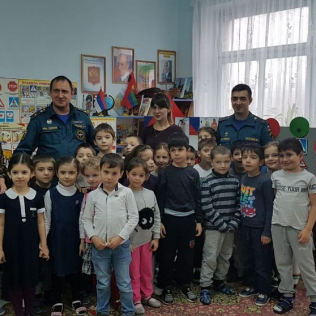 открытое занятие по пожарной безопасности.