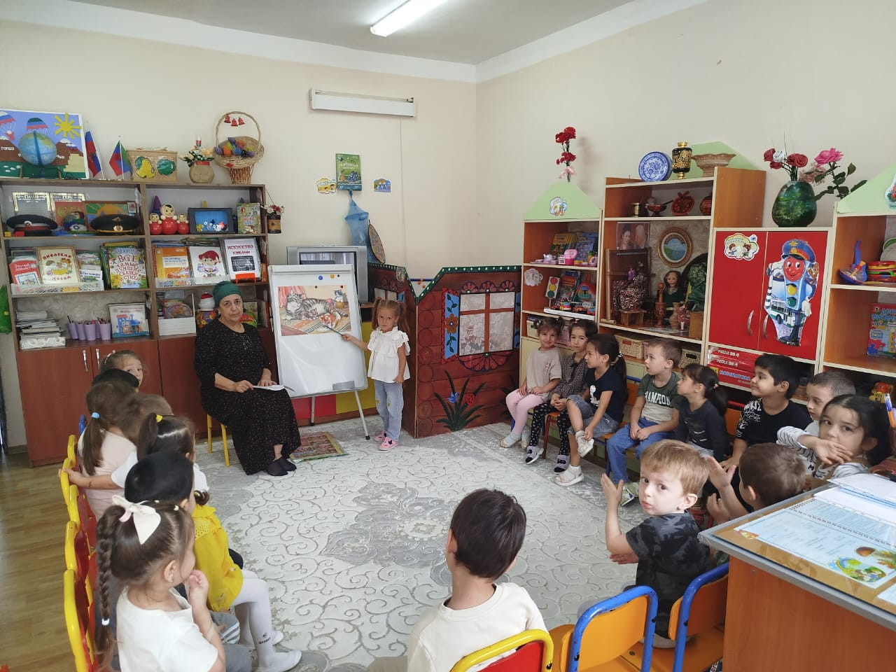 Занятие "Составление рассказа по картине " Кошка и котята" Занятие "Составление рассказа по картине " Кошка и котята"