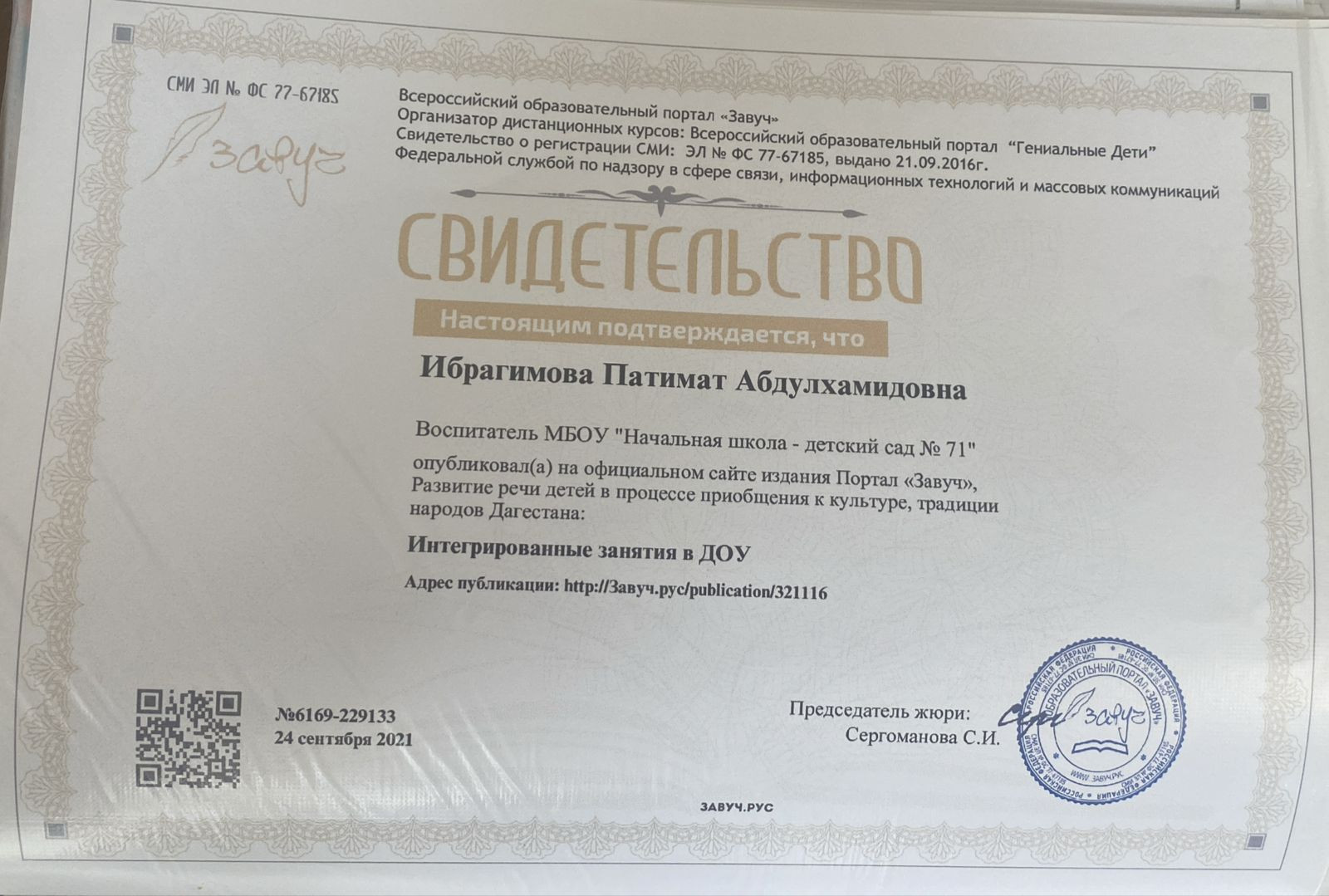 МОИ  ПРОФЕССИОНАЛЬНЫЕ   ДОСТИЖЕНИЯ