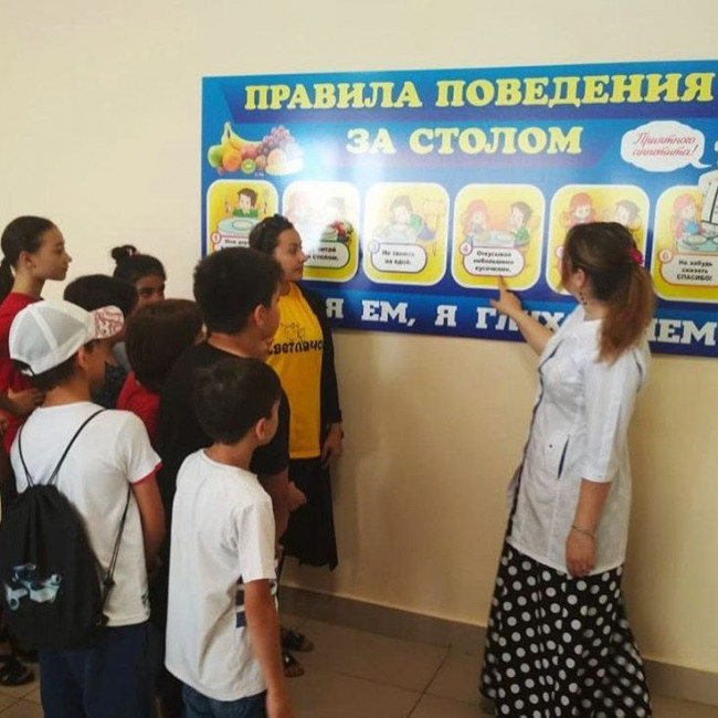 Беседа на тему «Правила поведения за столом»
