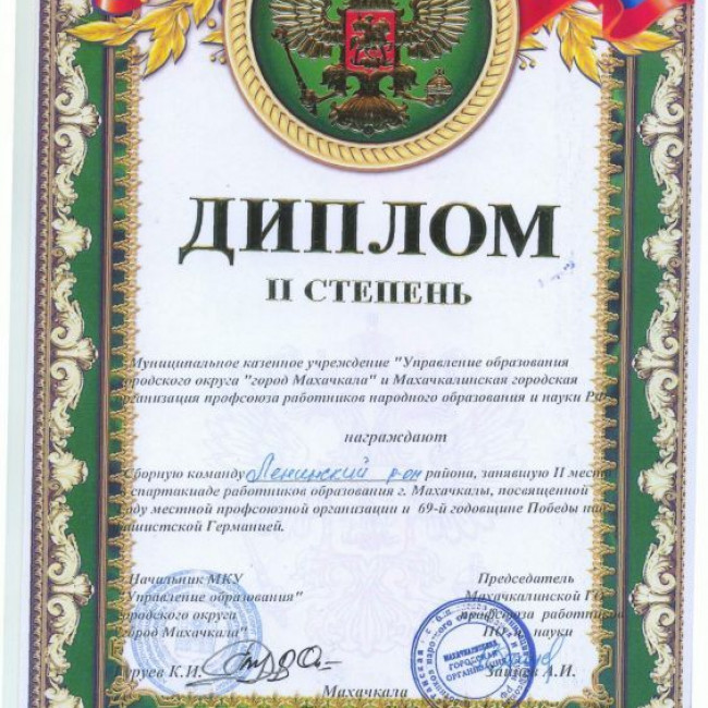 Магомедова Наргиз Магомедовна