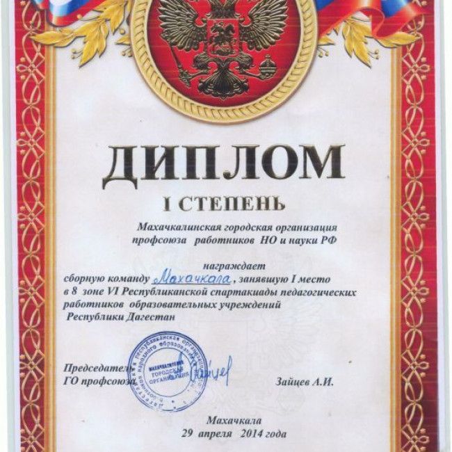 Магомедова Наргиз Магомедовна