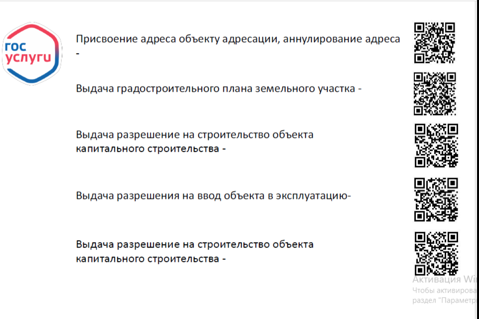 Поднесите камеру телефона к любому из QR-кодов и Вы сможете перейти на интересующую Вас услугу Поднесите камеру телефона к любому из QR-кодов и Вы сможете перейти на интересующую Вас услугу