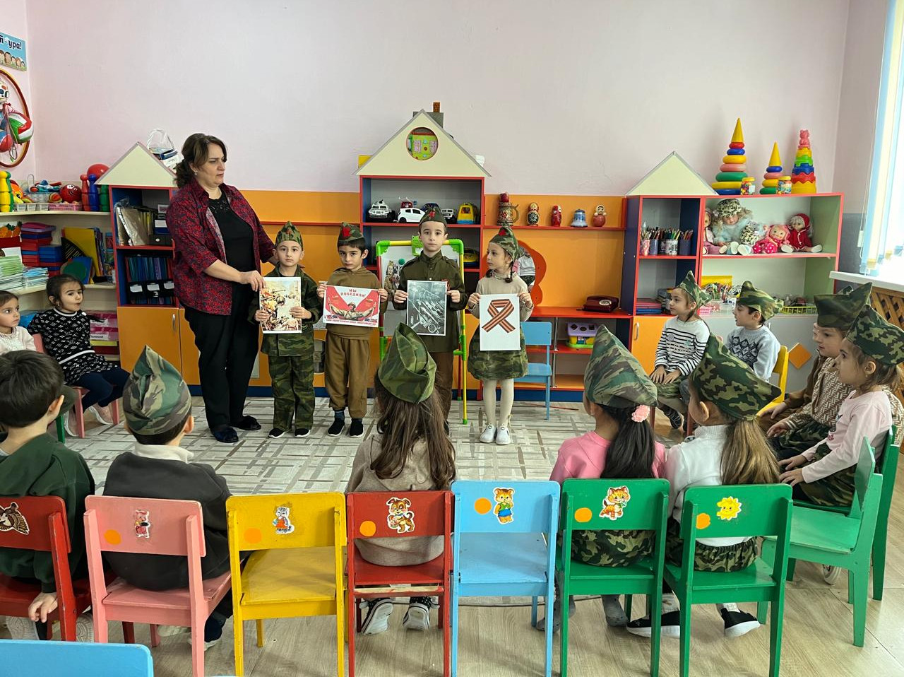 занятие в старшей группе