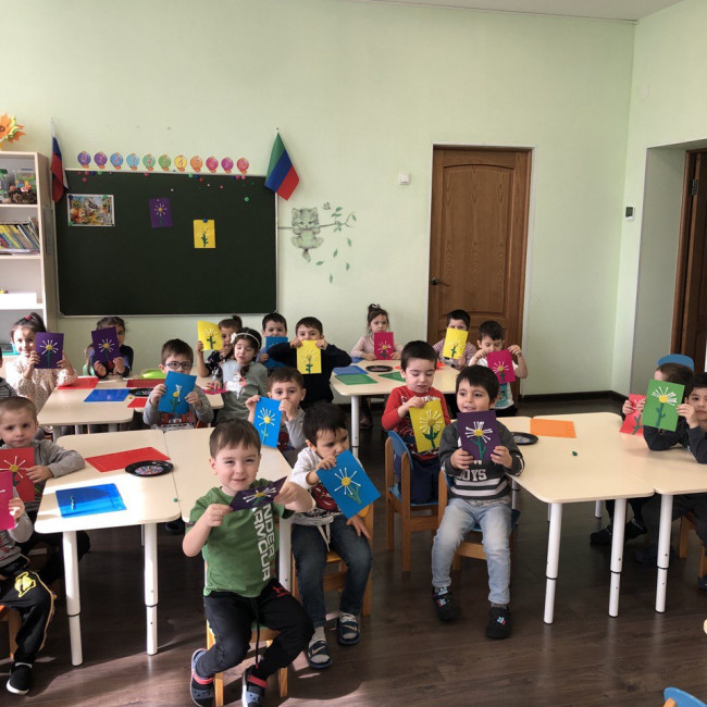 Занятие цветочек для мамы
