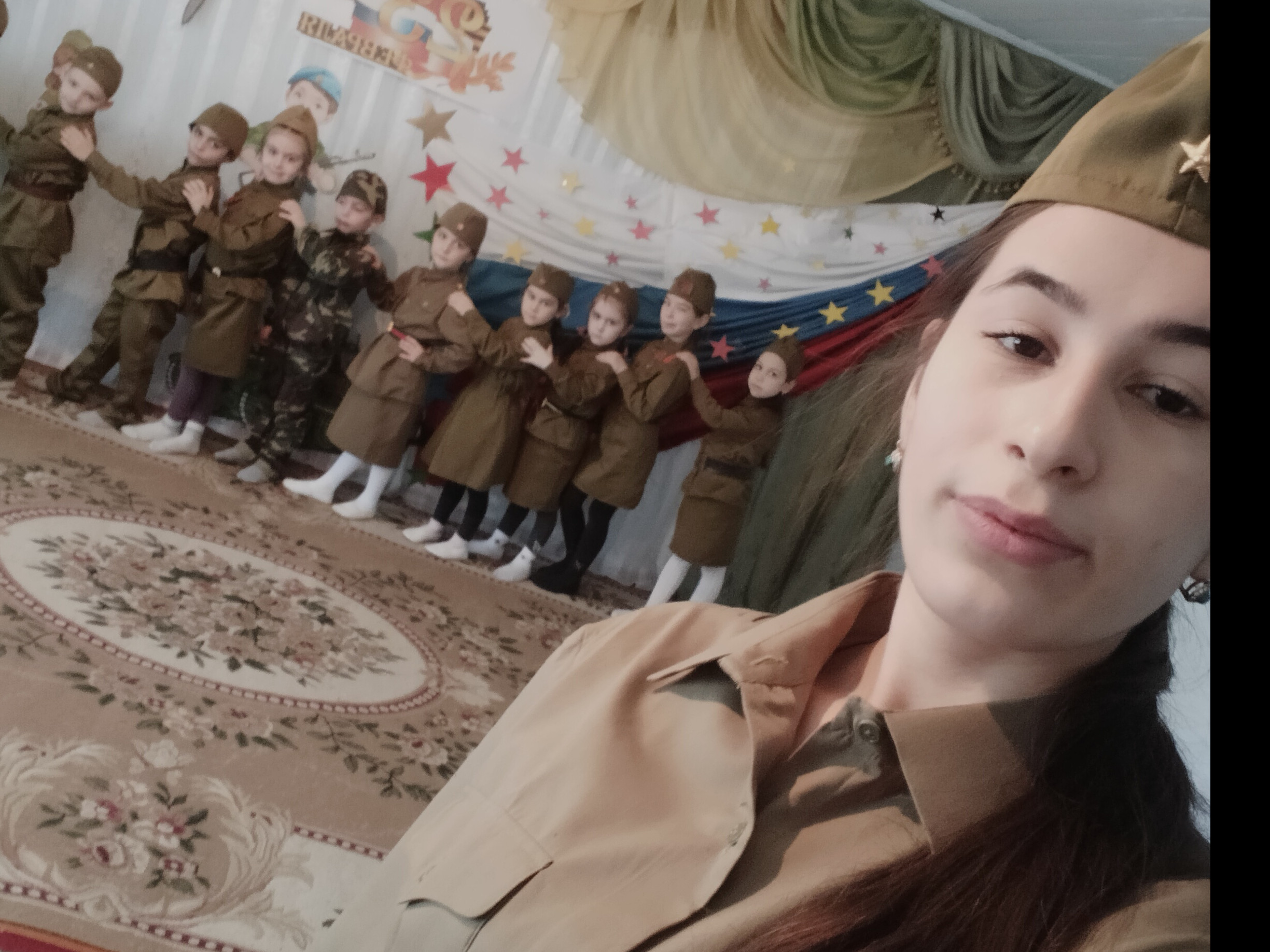 В МКДОУ  в Детском саду в с.Краснопартизанск  мы провели праздник ко дню Отечества