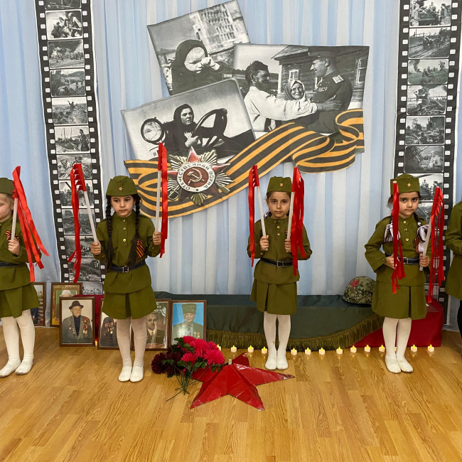 Утренник посвященный 80 летию Дню Победы.
