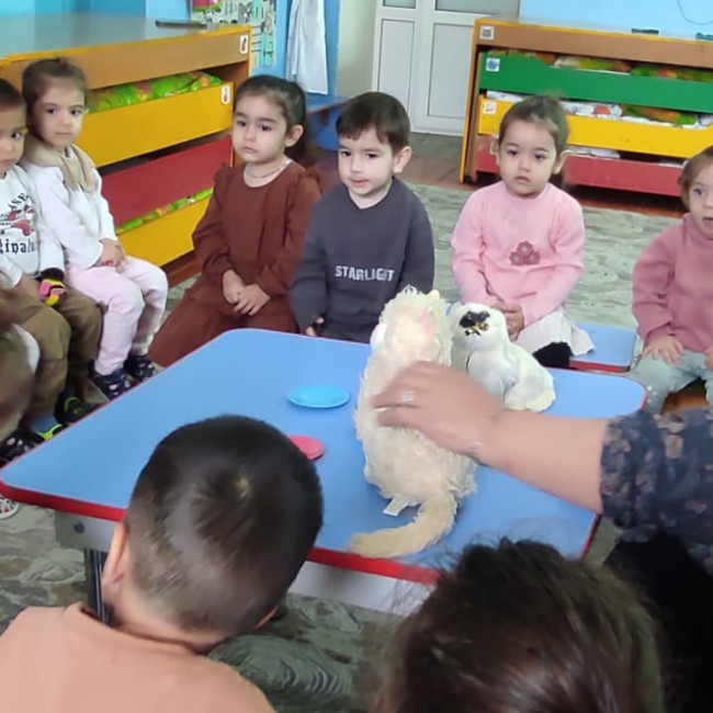 Ф.Ц.К.М. чтение стихотворения" Залезай кошка сказала"